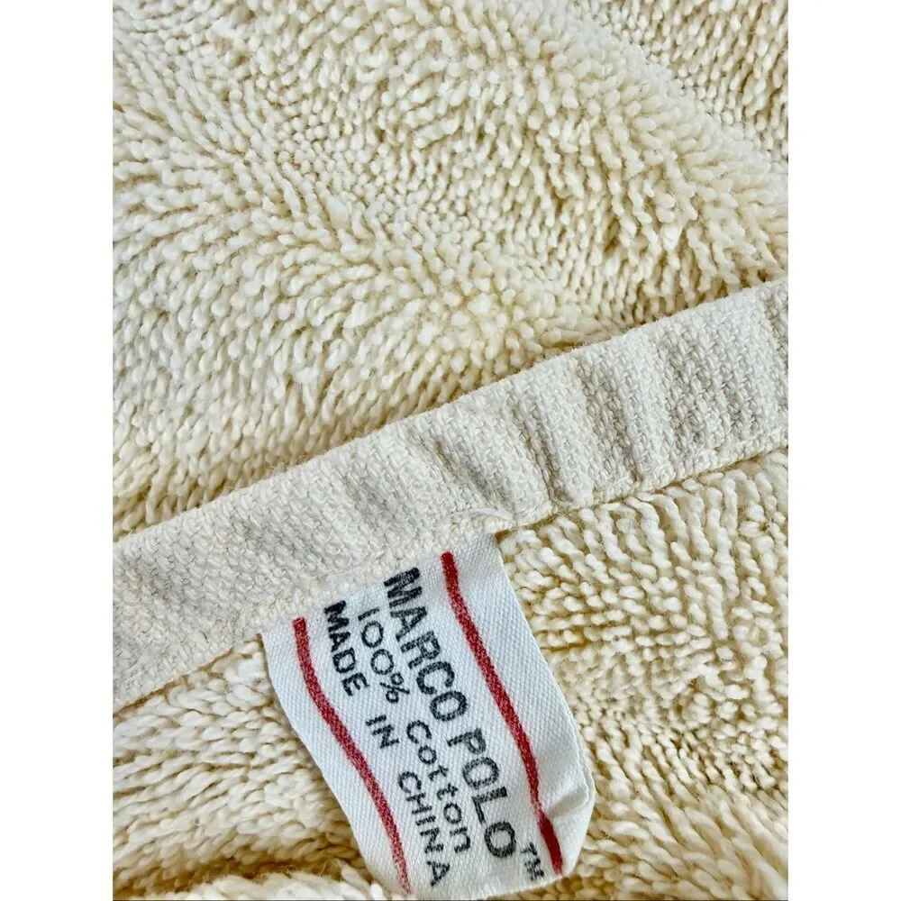 Vintage Swan Bath Towel Marco Polo Pink 21x40” READ Cottagecore